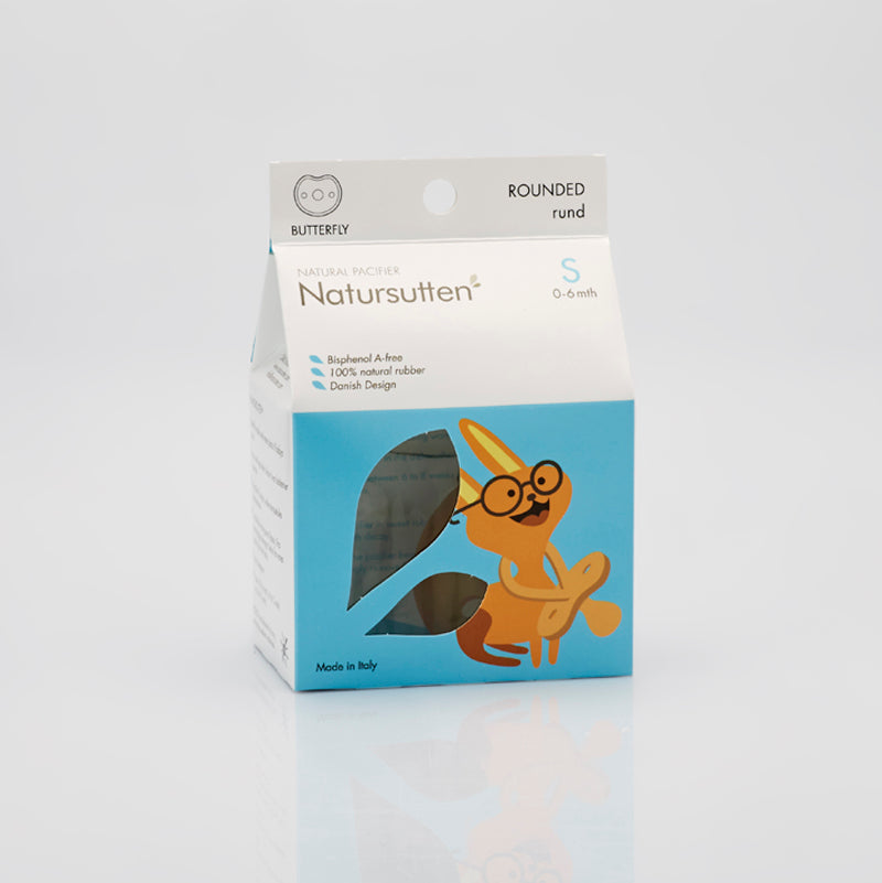 Natursutten Pacifier Butterfly Rounded