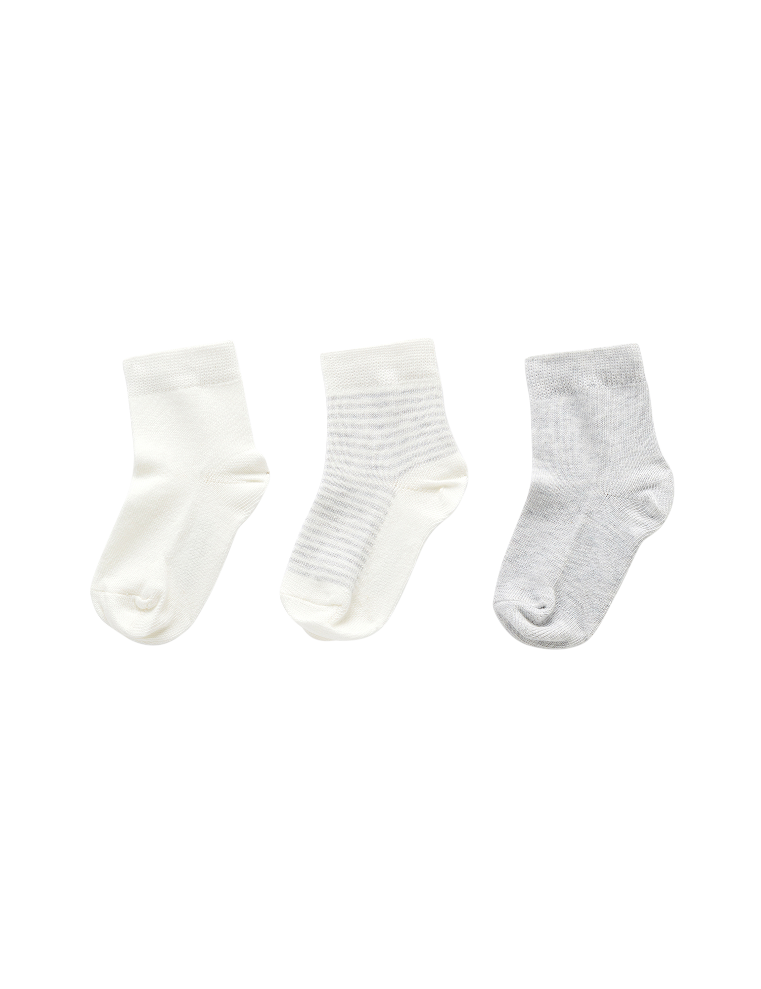 3 Sock Pack (Grey)