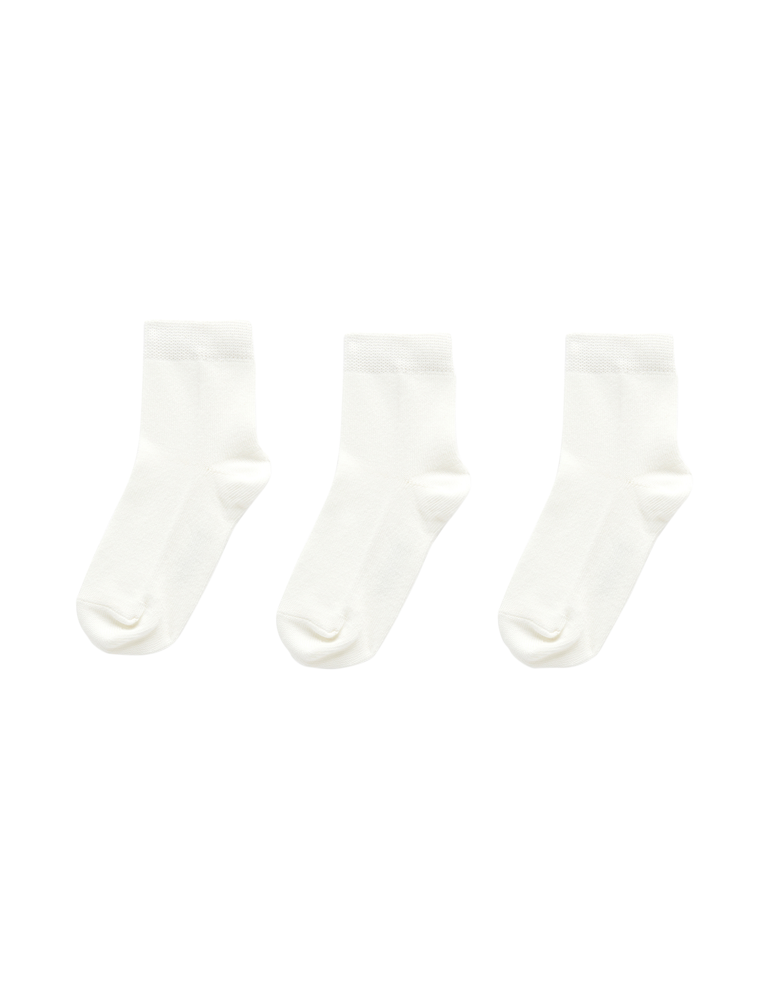 3 Sock Pack (White)