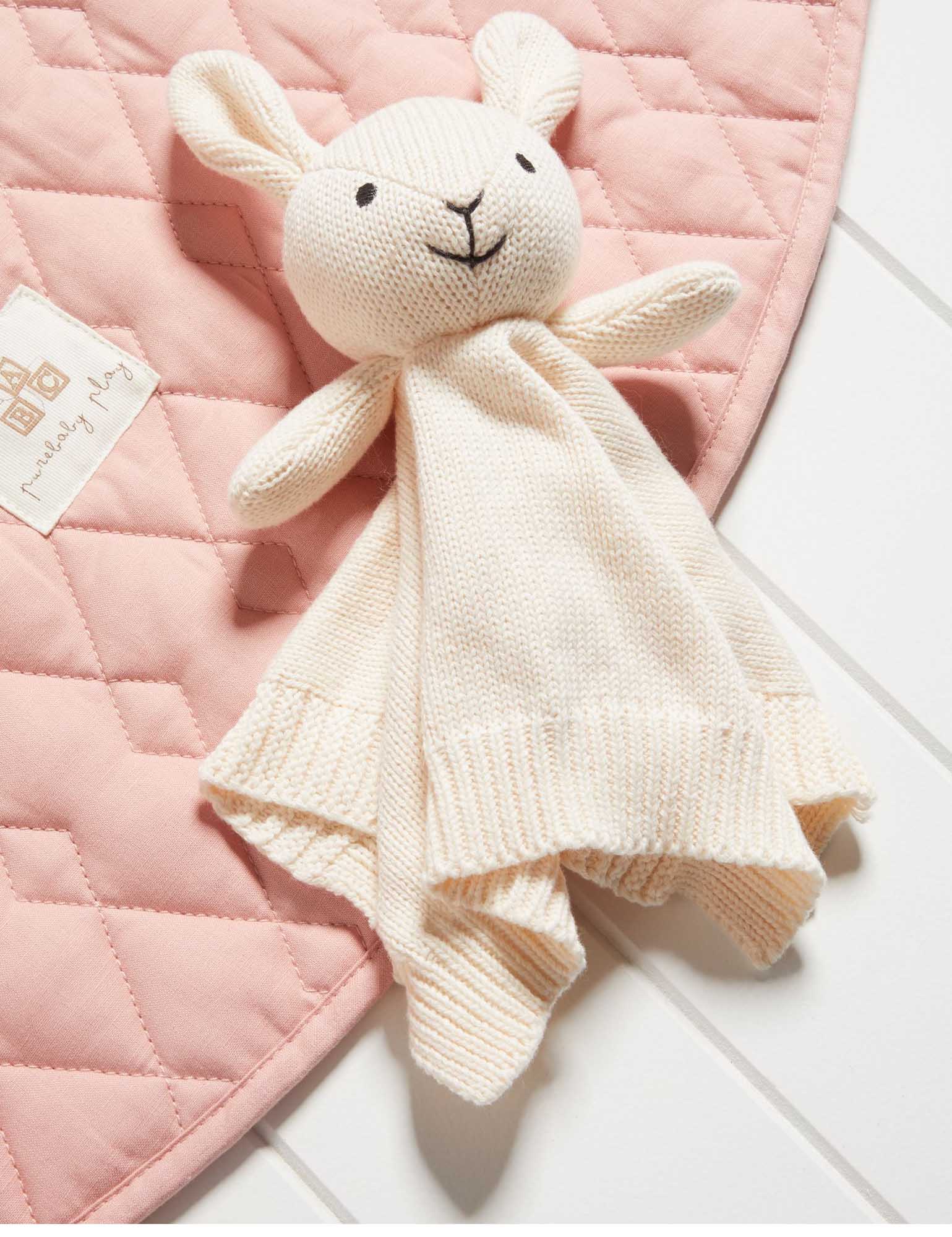 Knitted Bunny Comforter