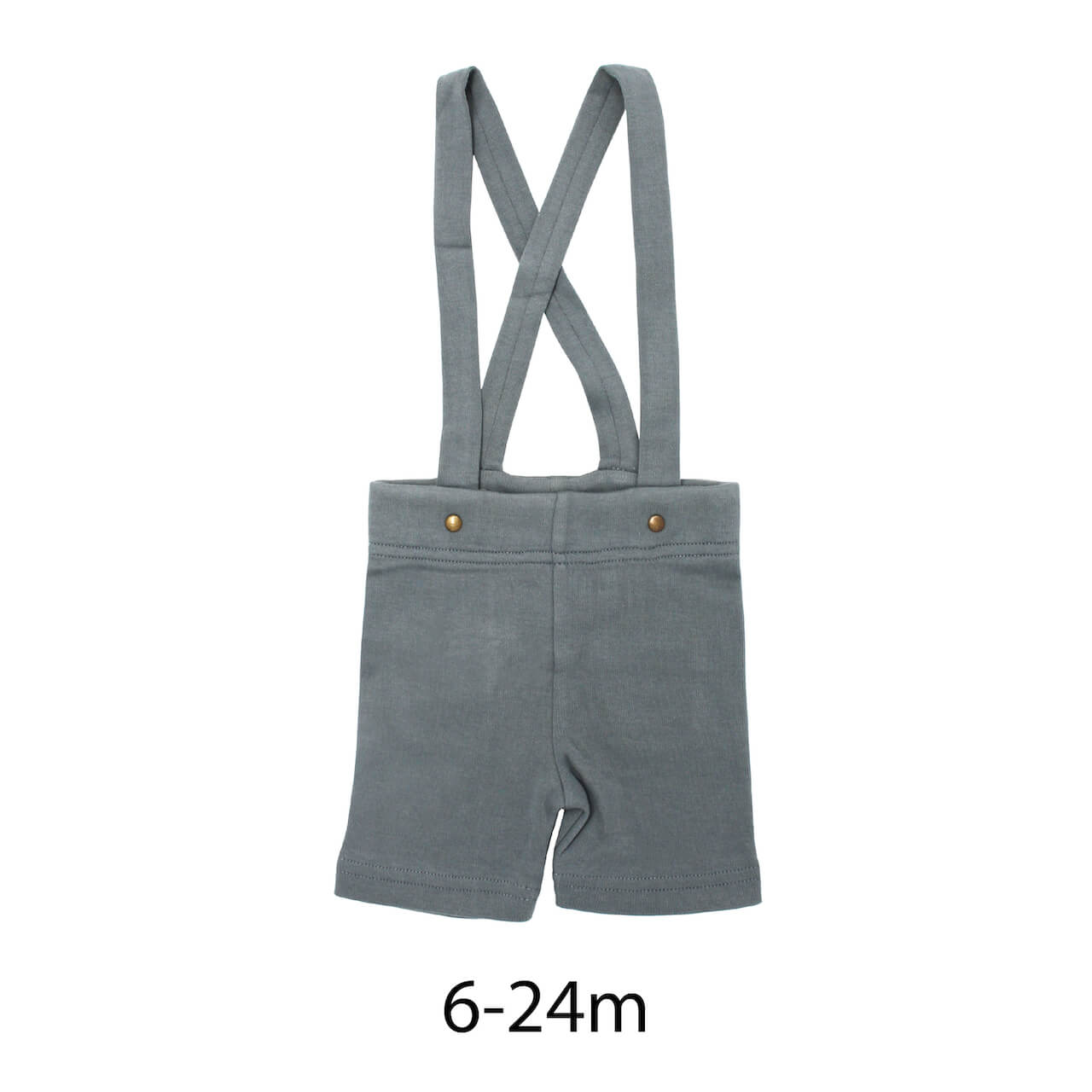 Suspender Shorts in Moonstone