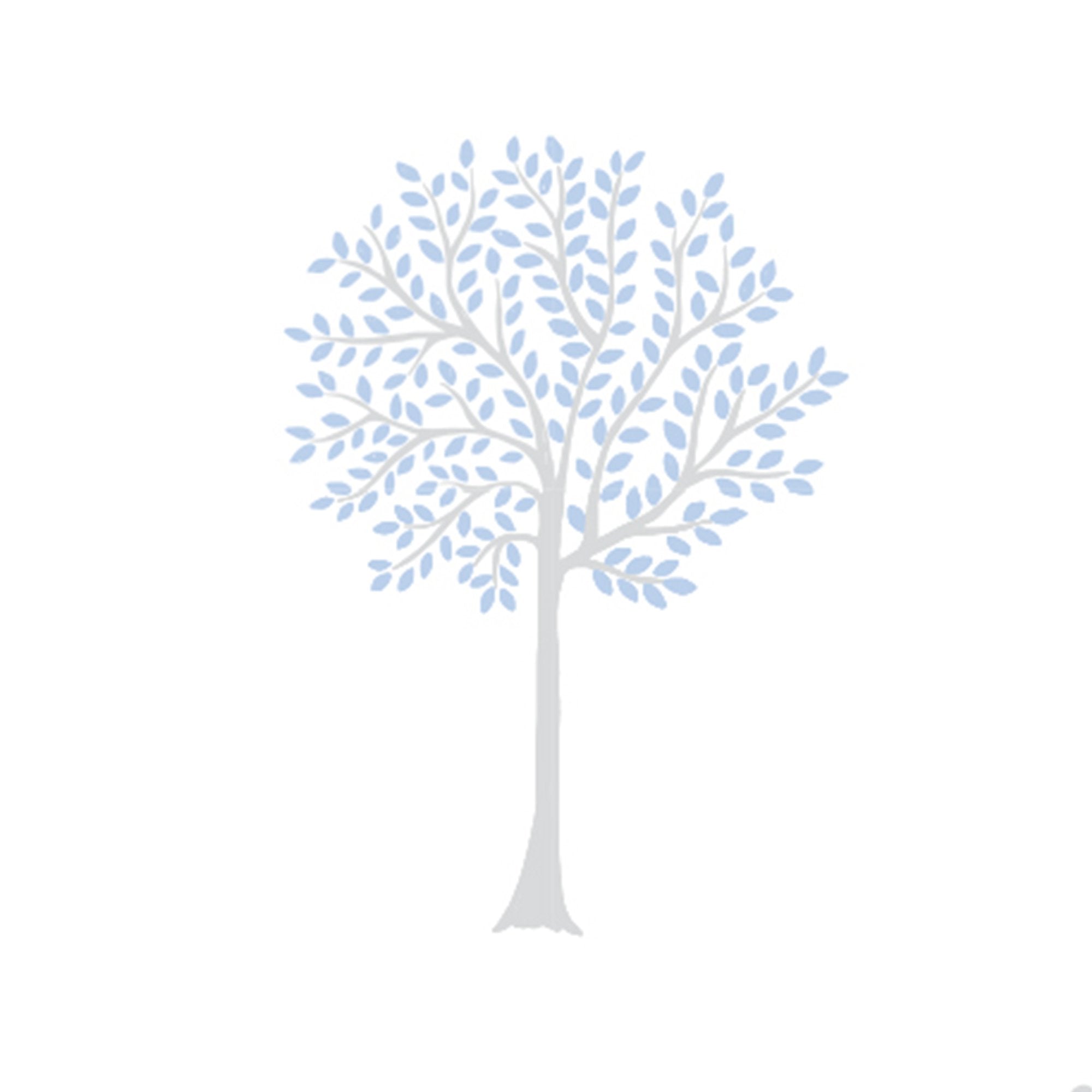 Zip Growsuit (Pale Blue Tree)