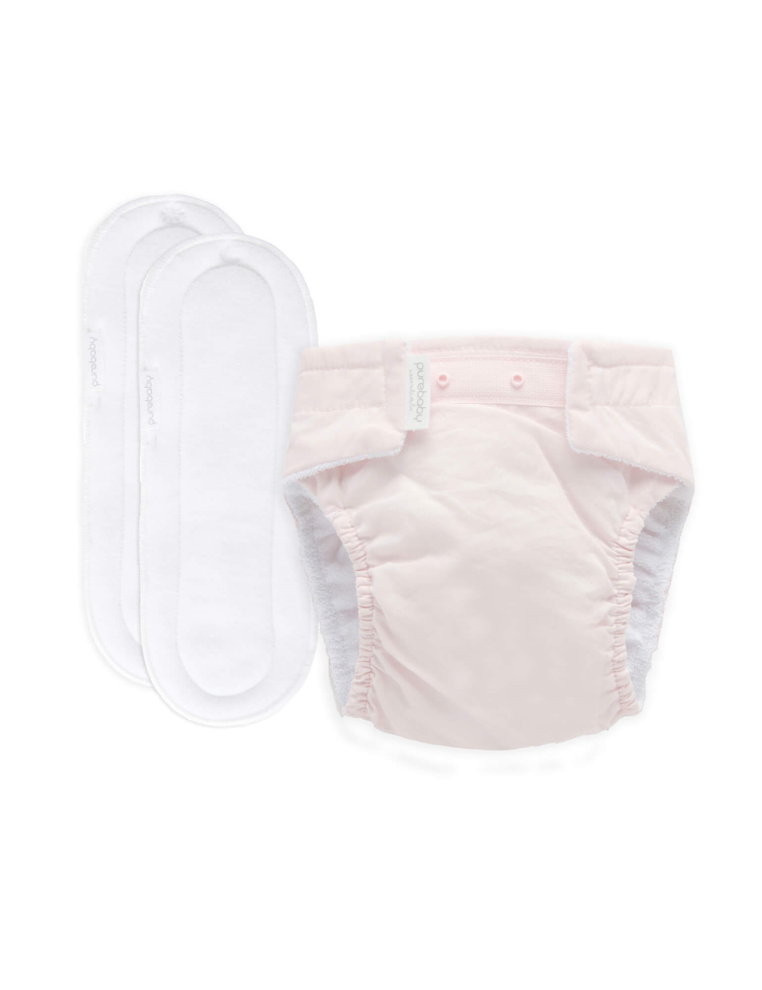 Reusable Nappy Starter Kit in Pale Pink