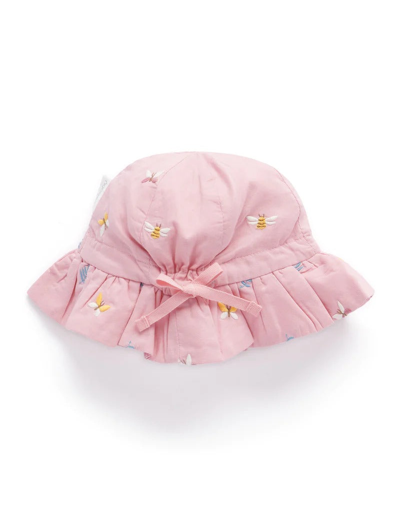 Butterfly Embroidered Sunhat