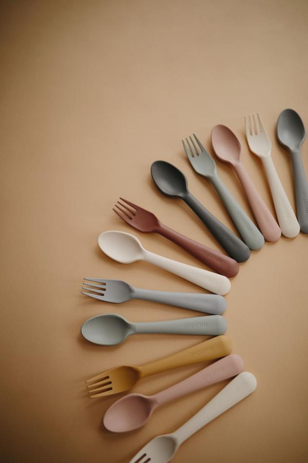 Fork and Spoon Set (Smoke)
