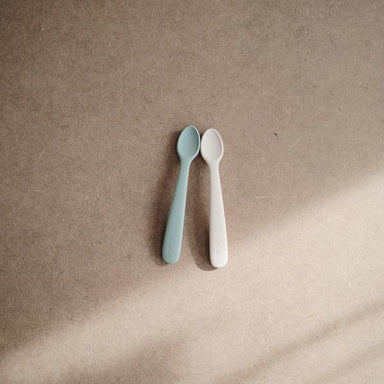 Mushie Silicone Feeding Spoons (Soft Lilac) 2-Pack