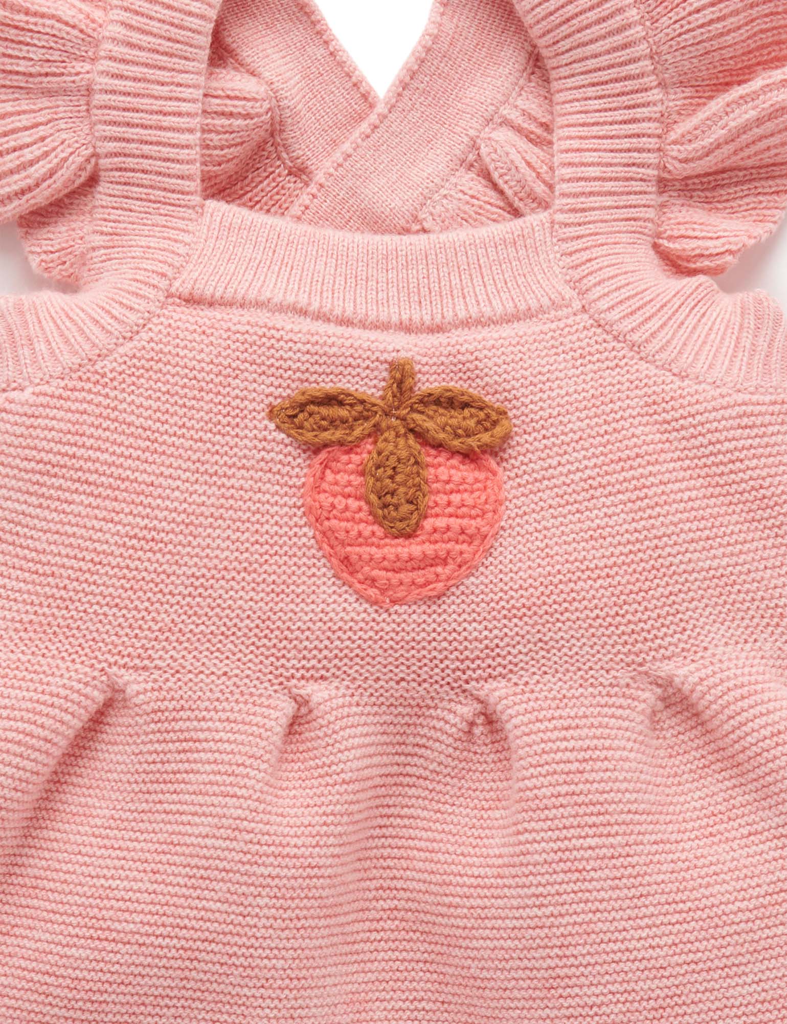 Strawberry Knitted Pinnie